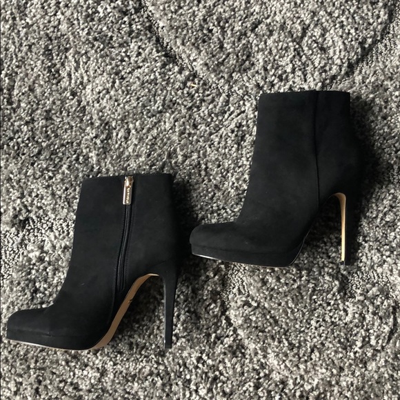 Kurt Geiger Carvela Black Leather Suede 